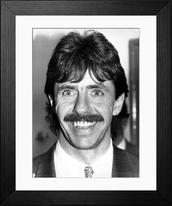 Framed Print : Footballer Mark Lawrenson April 1988