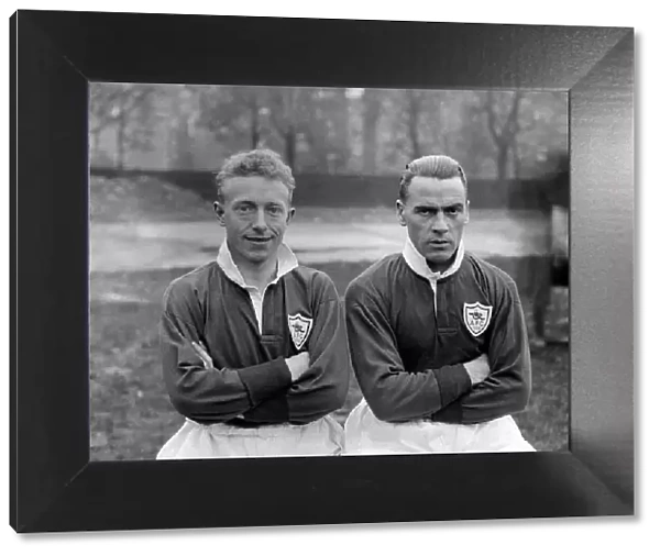Joey Williams and Bob John Arsenal Footballers 1930