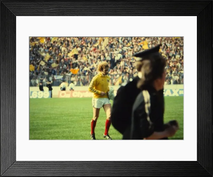 Framed Print : Alan Rough, Scottish Goalkeeper. Scotland v England May 1978 Framed Print : Alan Rough, Scottish Goalkeeper. Scotland v England May 1978