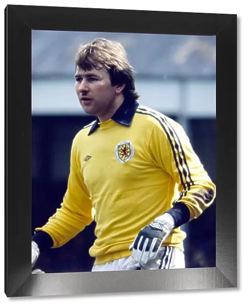 Alan Rough, Scottish Goalkeeper. May 1981