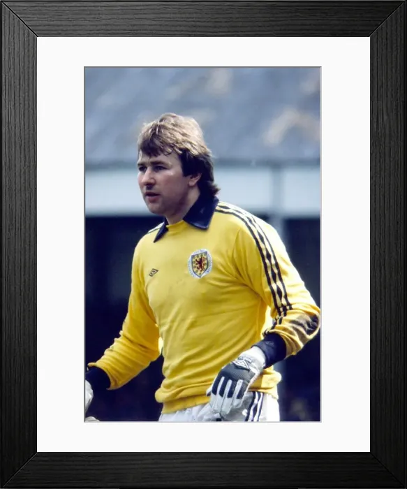 Framed Print : Alan Rough, Scottish Goalkeeper. May 1981 Framed Print : Alan Rough, Scottish Goalkeeper. May 1981
