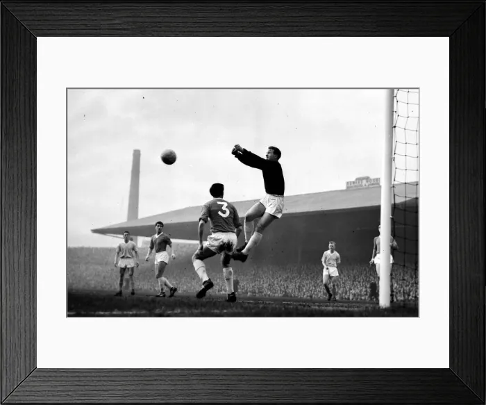 Framed Print : Manchester United versus Manchester City-Gregg clears from City Framed Print : Manchester United versus Manchester City-Gregg clears from City