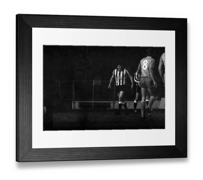Framed Print : Manchester City v. Newcastle. February 1984 MF14-11-027 The final score was a two one Framed Print : Manchester City v. Newcastle. February 1984 MF14-11-027 The final score was a two one
