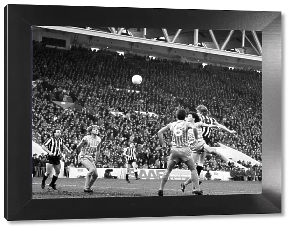 Manchester City v. Newcastle. February 1984 MF14-11-042 The final score was a two one