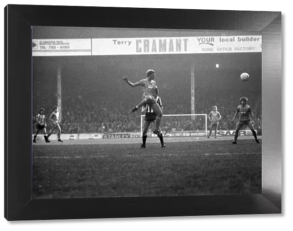 Manchester City v. Newcastle. February 1984 MF14-11-037 The final score was a two one