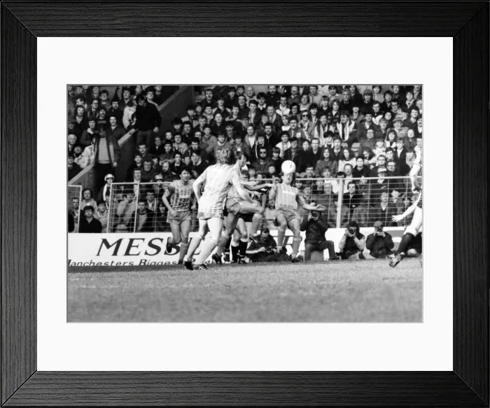 Framed Print : Manchester City v. Newcastle. February 1984 MF14-11-020 The final score was a two one Framed Print : Manchester City v. Newcastle. February 1984 MF14-11-020 The final score was a two one