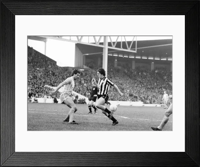 Framed Print : Manchester City v. Newcastle. February 1984 MF14-11-011 The final score was a two one