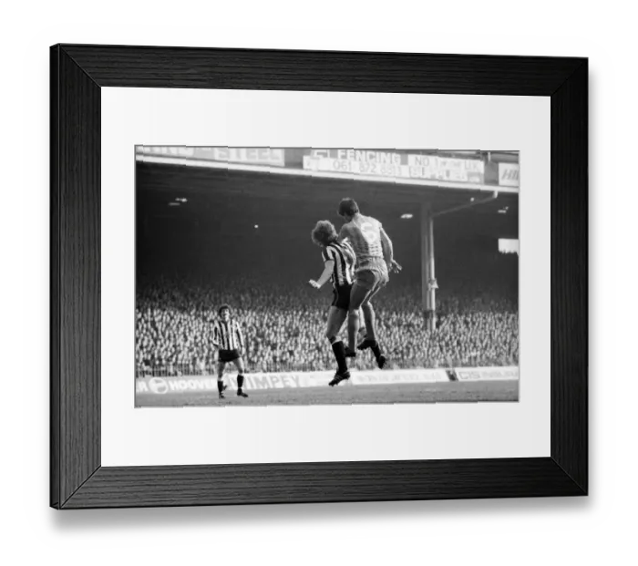 Framed Print : Manchester City v. Newcastle. February 1984 MF14-11-039 The final score was a two one Framed Print : Manchester City v. Newcastle. February 1984 MF14-11-039 The final score was a two one