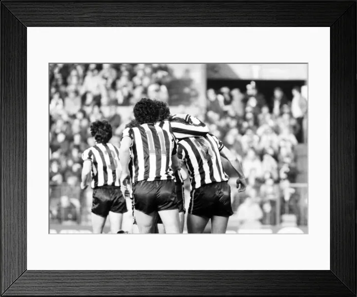 Framed Print : Manchester City v. Newcastle. February 1984 MF14-11-015 The final score was a two one