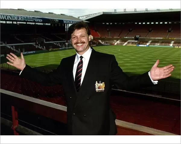 Michael Knighton businessman & director of Manchester United Football Club at Old