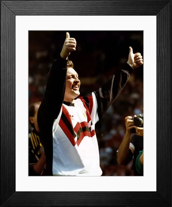 Framed Print : Michael Knighton businessman who has recently had accepted a &pound