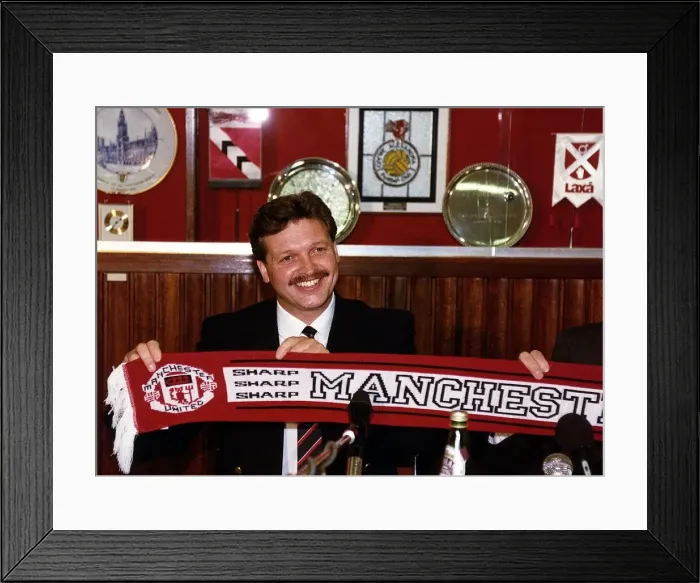 Framed Print : Michael Knighton businessman who has had a bid of &pound