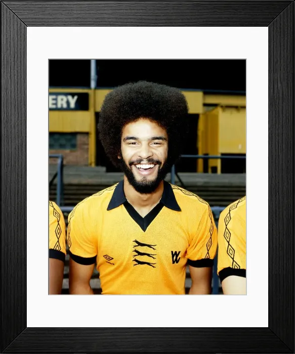 Framed Print : George Berry of Wolves August 1979 Framed Print : George Berry of Wolves August 1979