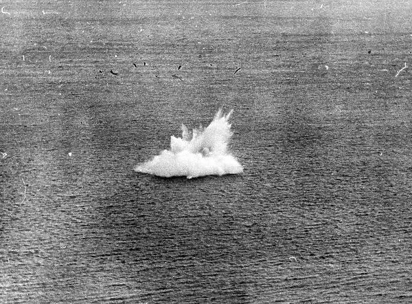 An ME 109 shot down over the straits of Dover. 9th August 1940