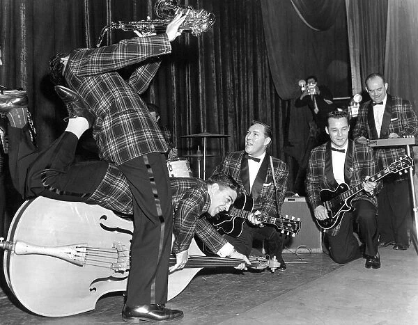 13 February, 1957, rock n roll king Bill Haley