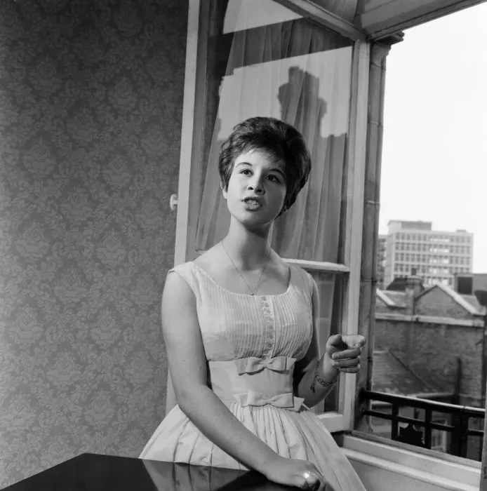 Framed Print : 14 year old singer Helen Shapiro, who is still at school Framed Print : 14 year old singer Helen Shapiro, who is still at school
