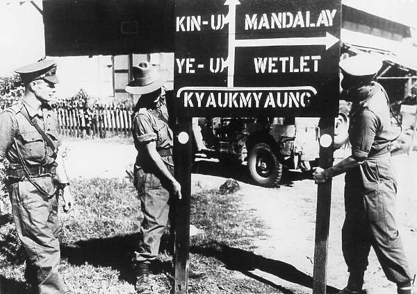 14th Army on the way to Mandalay. 20th February 1945