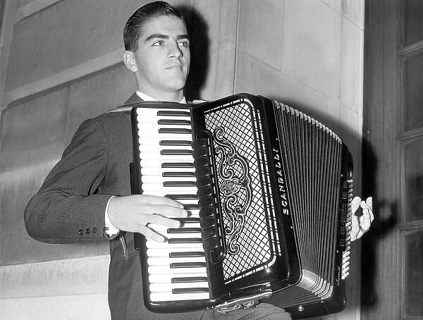 15 year old Fausto Di Cesare, from Rome, the World Champion Accordianist