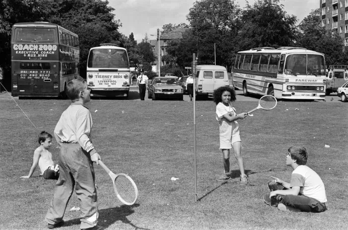 Framed Print : 1500 children enjoy a Fun Day at Sefton Park, Liverpool, 19th August 1992 Framed Print : 1500 children enjoy a Fun Day at Sefton Park, Liverpool, 19th August 1992
