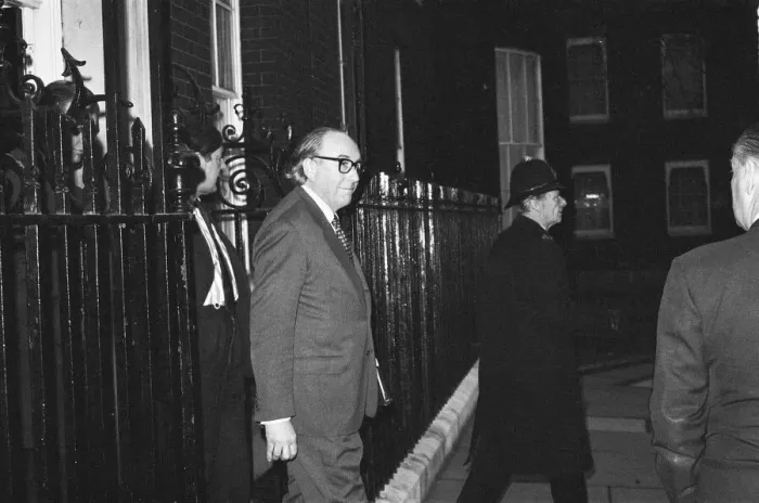 Framed Print : On 16 March 1976, Labour Prime Minister Harold Wilson (1916 - 1995