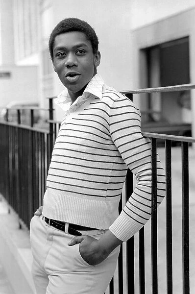 16 year old comedian Lenny Henry, May 1975