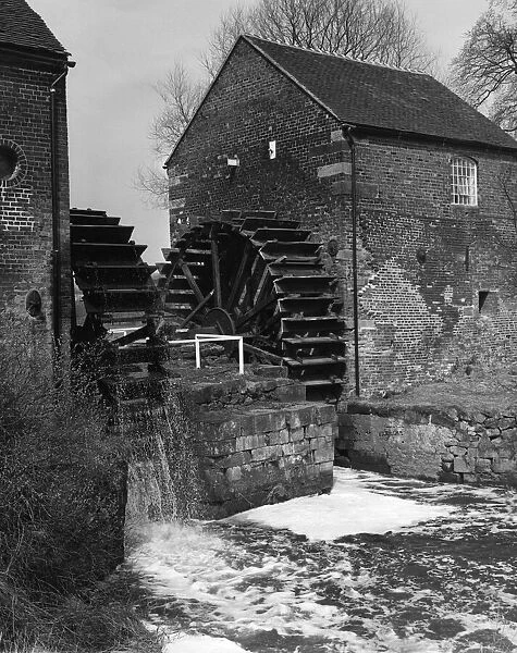 The 17th century water mill near Cheddleton in Staffordshire