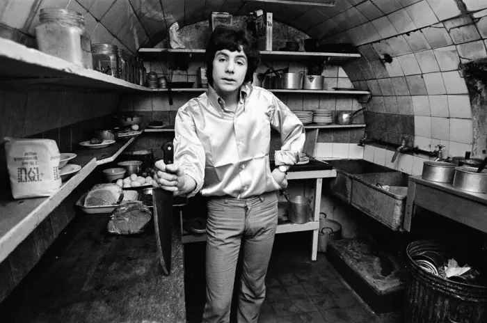 Framed Print : 18-year-old Cat Stevens in the kitchen of his Dads restaurant in Shaftesbury Avenue Framed Print : 18-year-old Cat Stevens in the kitchen of his Dads restaurant in Shaftesbury Avenue