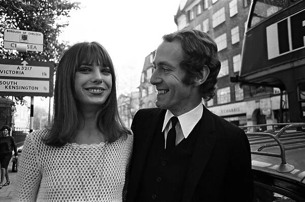 18-year-old Jane Birkin, currently starring in the lead role of
