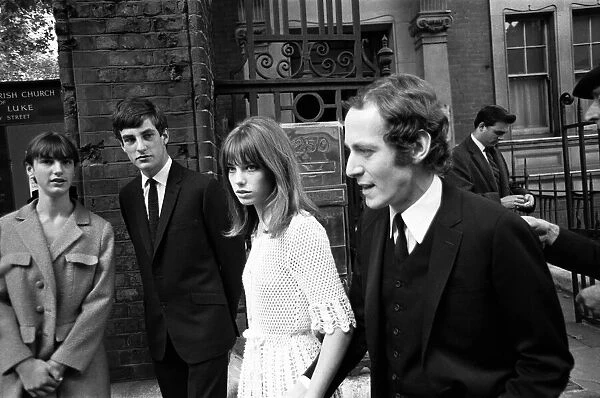 18-year-old Jane Birkin, currently starring in the lead role of