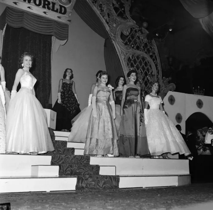 Framed Print : 18-year-old Marita Lindahl of Finland is awarded the title of MIss World 1957 Framed Print : 18-year-old Marita Lindahl of Finland is awarded the title of MIss World 1957