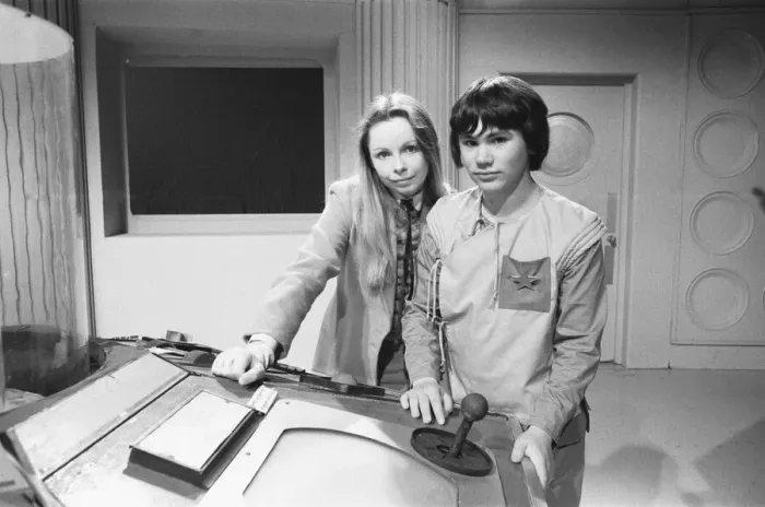 Framed Print : 18 year old Matthew Waterhouse making his debut in the BBC TV series Dr Who