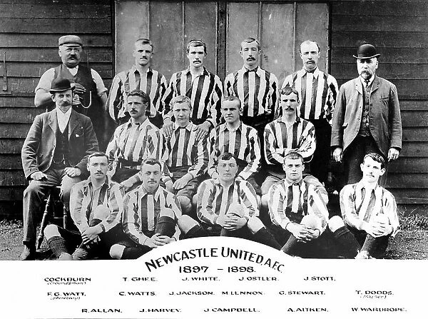 1897-98 Newcastle United team group photograph. United