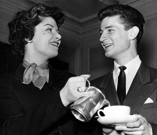 19 year old Barbara Lyon and Richard Lyon. 22  /  02  /  1954
