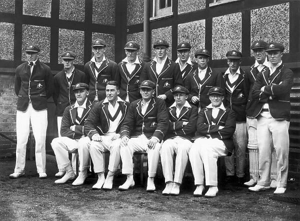 The 1930 Australian Cricket team. June 1930
