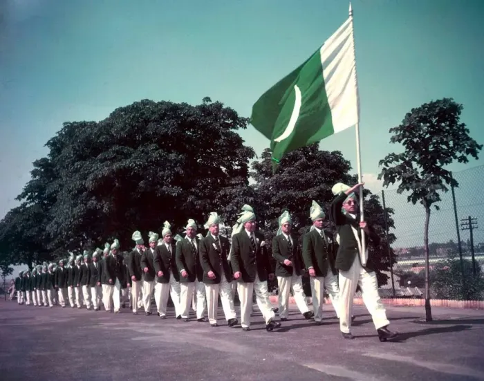 Framed Print : 1948 London Olympics in Colour The Pakistan Olympic team rehearsal for Framed Print : 1948 London Olympics in Colour The Pakistan Olympic team rehearsal for