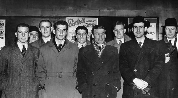 1950 Middlesbrough team, looking swish in their civvies