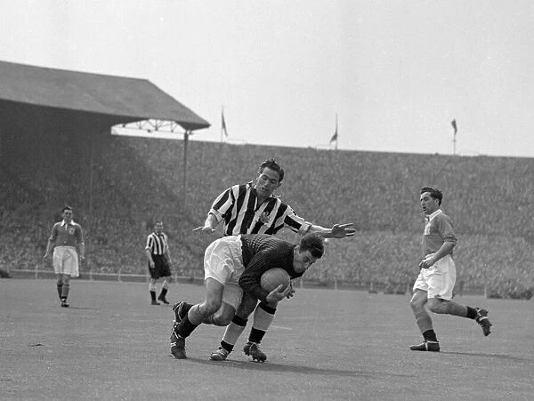 1951 FA Cup Final at Wembley Stadium. Newcastle United 2 v Blackpool 0