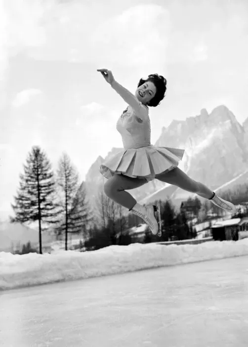 Framed Print : 1956 Winter Olympic Games at Cortina d Ampezzo in Italy Framed Print : 1956 Winter Olympic Games at Cortina d Ampezzo in Italy