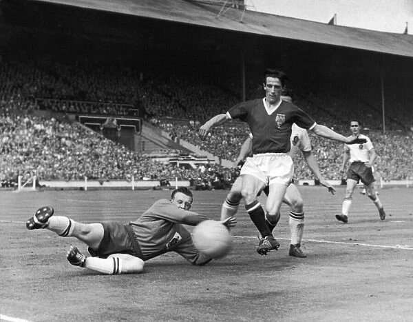 1958 FA Cup Final at Wembley Stadium. Bolton Wanderers 2 v Manchester United 0
