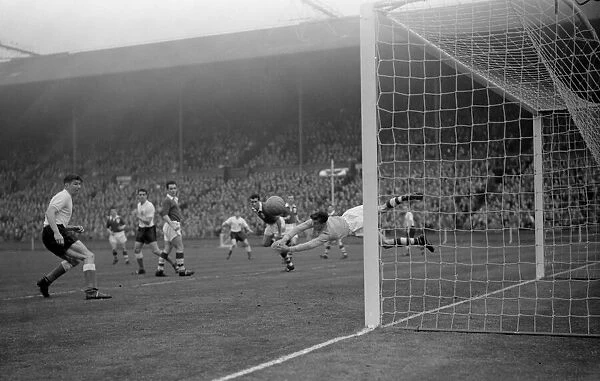 1958 World Cup Qualifying match at Wembley Stadium. England 5 v Republic of