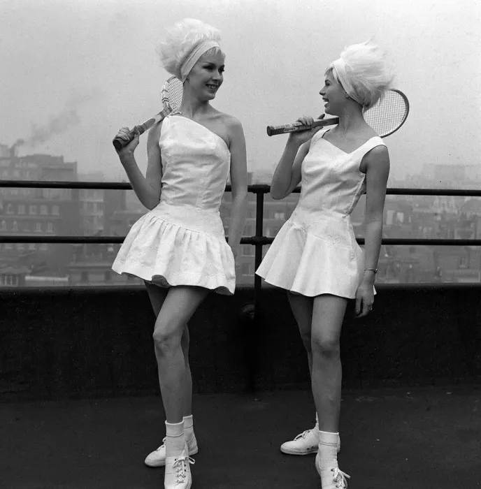Framed Print : 1960s Fashion Clothing January 1963 Teddy Tinling Fashion - Jacqueline Perrin Framed Print : 1960s Fashion Clothing January 1963 Teddy Tinling Fashion - Jacqueline Perrin