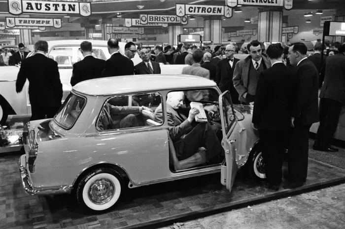 Framed Print : The 1961 British International Motor Show at Earls Court Exhibition Centre, London Framed Print : The 1961 British International Motor Show at Earls Court Exhibition Centre, London