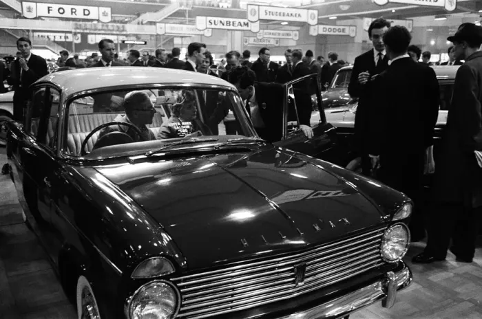 Framed Print : The 1961 British International Motor Show at Earls Court Exhibition Centre, London Framed Print : The 1961 British International Motor Show at Earls Court Exhibition Centre, London