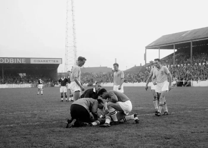 Framed Print : 1961 League Cup Final First Leg. Rotherham United 2 v Aston Villa 0 Framed Print : 1961 League Cup Final First Leg. Rotherham United 2 v Aston Villa 0