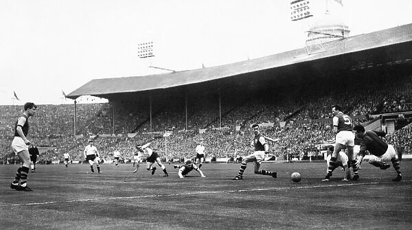 1962 Cup Final at Wembley. Tottenham Hotspur 3-1 Burnley