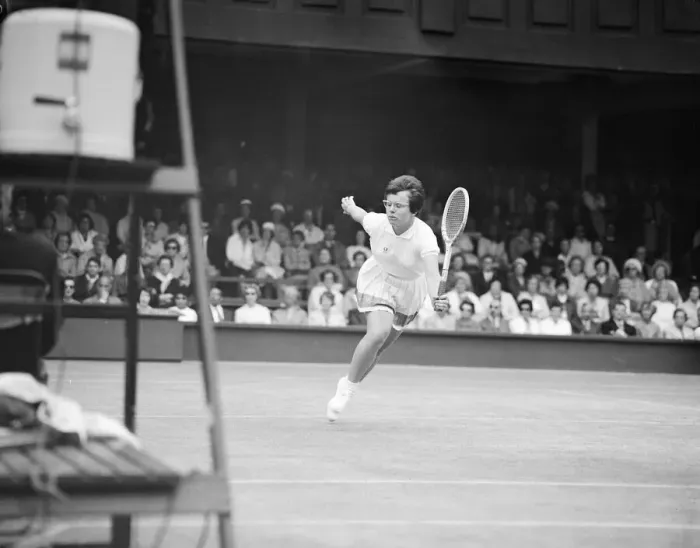 Framed Print : 1962 Wimbledon Championships at the All England Lawn Tennis and Croquet Club in Wimbledon