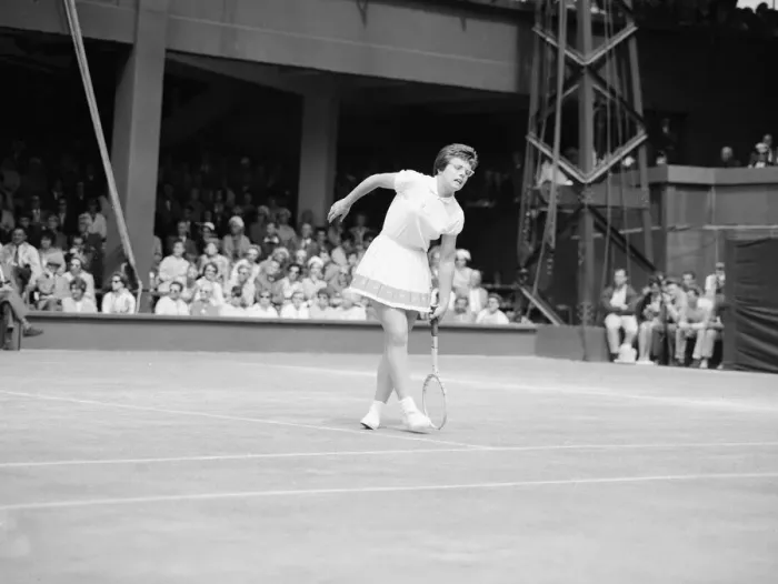 Framed Print : 1962 Wimbledon Championships at the All England Lawn Tennis and Croquet Club in Wimbledon