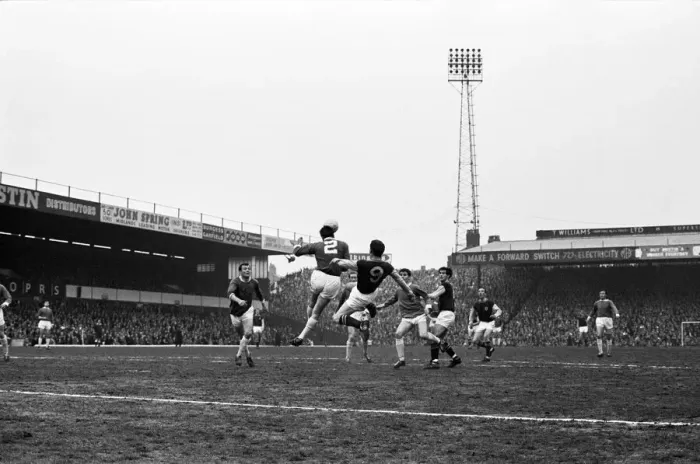 Framed Print : 1963 League Cup Final Second Leg at Villa Park. Aston Villa 0 v Birmingham City 0