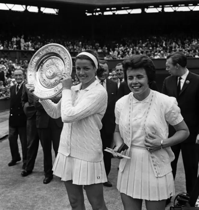 Framed Print : 1963 Wimbledon Championships - Womens Singles final Framed Print : 1963 Wimbledon Championships - Womens Singles final