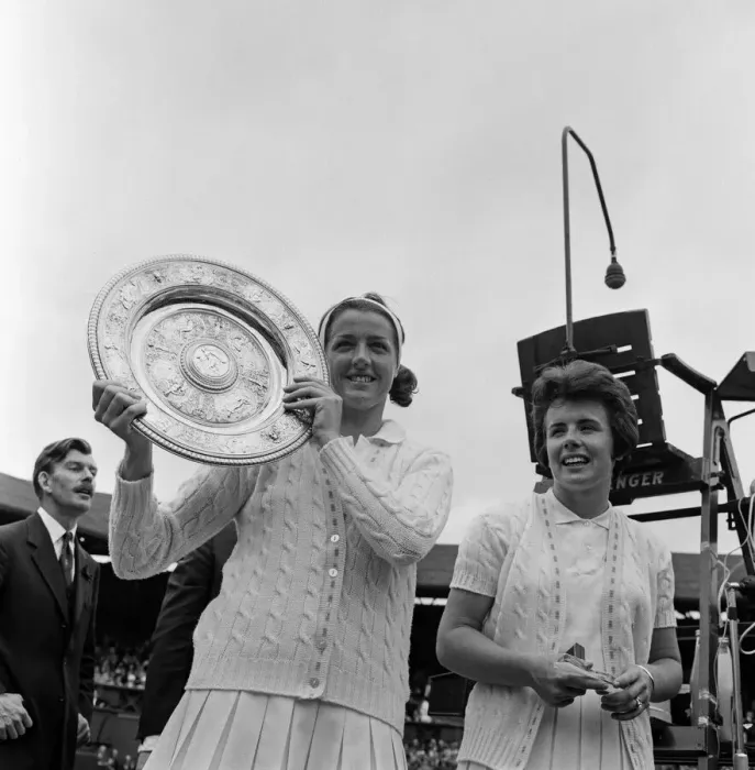 Framed Print : 1963 Wimbledon Championships - Womens Singles final Framed Print : 1963 Wimbledon Championships - Womens Singles final
